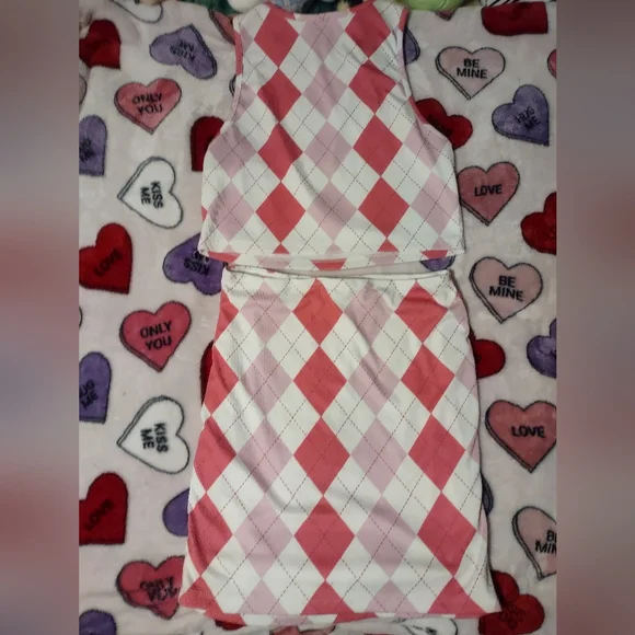 Princess Polly Pink Argyle Skirt Set - Picture 13 of 15